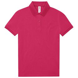 Majica kratki rukavi B&C MyPolo180 Women 180g roza M 
