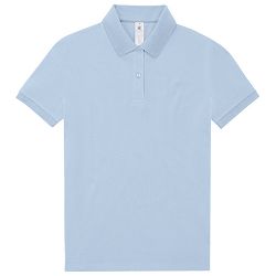 Majica kratki rukavi B&C MyPolo180 Women 180g svijetlo plava XL