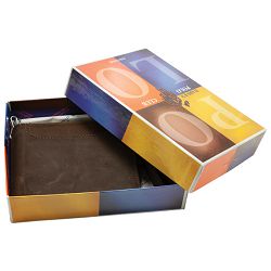 Novčanik kožni unisex Harvey Miller 1010-534 tamno smeđi 