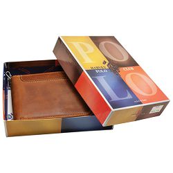 Novčanik kožni unisex Harvey Miller 1010-534 smeđi 
