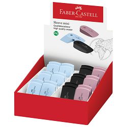 Gumica plastična Sleeve Mini Faber Castell 182477 sortirano