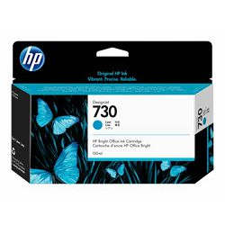 HP 730 130 ml Cyan Ink Cartridge  