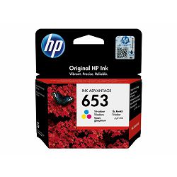 HP 3YM74AE No.653 Tri-color Originalna tinta