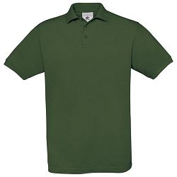Majica kratki rukavi B&C Safran Polo 180g tamno zelena S