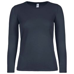 Majica dugi rukavi B&C #E150/women LSL tamno plava XS