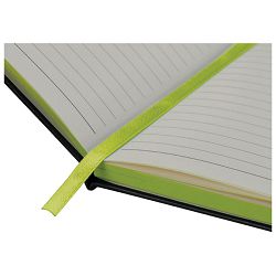 Notes A5 crte 80L s gumicom Cuxhaven crno/svijetlo zeleni
