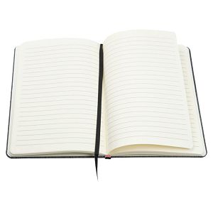 Notes A5 crte 80L s gumicom Bremen siva