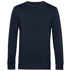 Majica dugi rukavi B&C Crew Neck organic 280g urban tamno plava 2XL