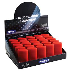 Upaljač elektronski mat Atomic Jet Flame crvena