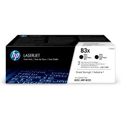 HP 83X Black originalni toner CF283XD, dvostruko pakiranje