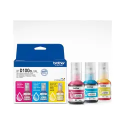 BROTHER BTD100 INK BOTTLE VALUE PK 1XC/M