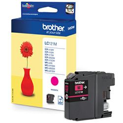 BROTHER LC-121 LC121  MAGENTA ORGINALNA TINTA