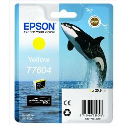 Epson T7604 Yellow Originalna tinta