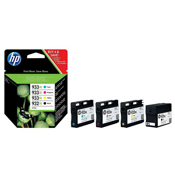 HP C2P42AE No.932XL Black / No.933XL Cyan/Magenta/Yellow Orginalna tinta 4-pack