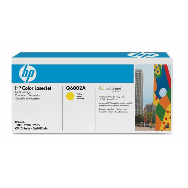 HP Q6002A 124A Yellow Orginalni toner