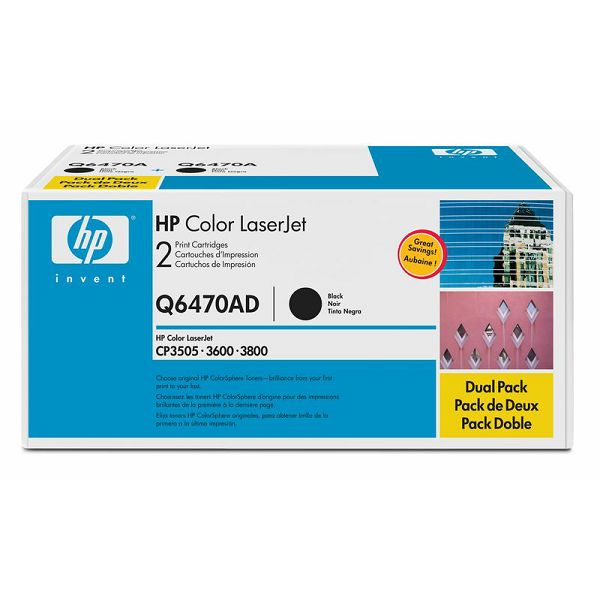 HP Q6470A 501A Black Orginalni toner