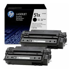 HP 51X Q7551XD Black originalni toner, dvostruko pakiranje