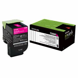 LEXMARK 708M 70C80M0 MAGENTA ORGINALNI TONER