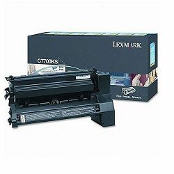 LEXMARK C77X C7700KS BLACK ORGINALNI TONER
