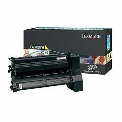 LEXMARK C77XXL C7700YH YELLOW ORGINALNI TONER