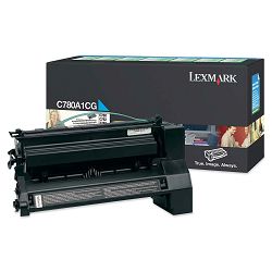 LEXMARK C78X C780A1CG CYAN ORGINALNI TONER