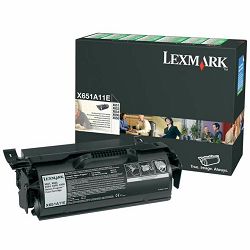 LEXMARK X65x X651A11E BLACK ORGINALNI TONER