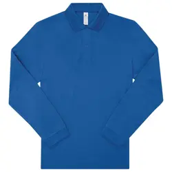 Majica dugi rukavi B&C MyPolo180 LSL 180g zagrebačko plava XL!!