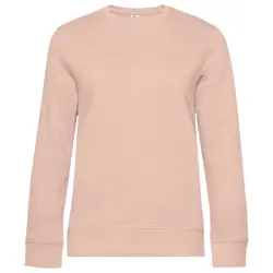 Majica dugi rukavi B&C Queen Crew Neck 280g soft rose 2XL