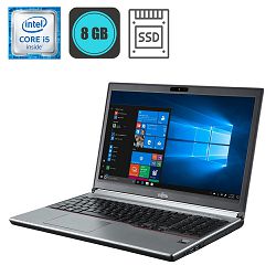 Fujitsu LifeBook E756, Intel Core i5-6300U, 8GB, 240GB SSD, WinPro