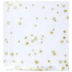 Vrećice ukrasne celofan 11,5x19cm sa zvjezdicama pk10 Heyda 20-30892 51 prozirne
