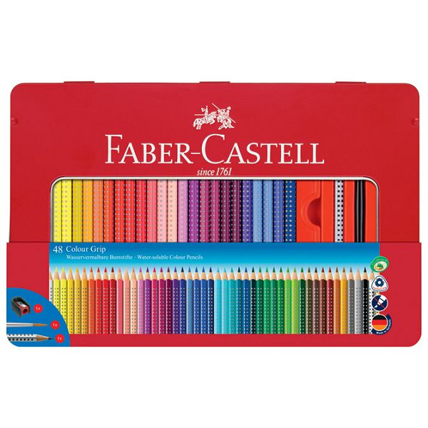Boje drvene  48boja metalna kutija Grip 2001 Faber Castell 112448