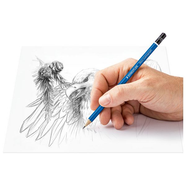 Set Mars Lumograph olovke+gumica+šiljilo Design Journey Staedtler 61 100 C6 blister