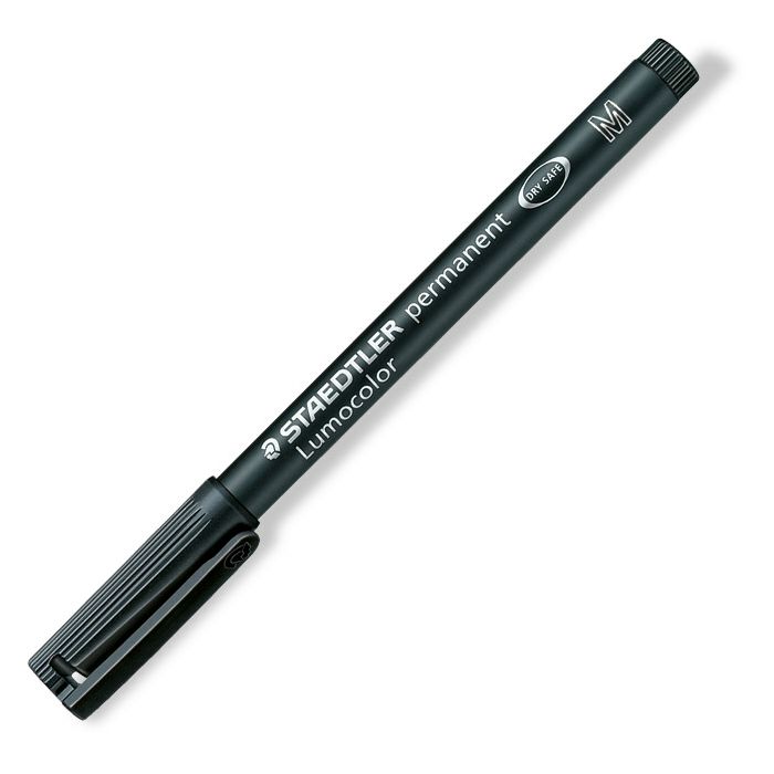 Marker permanentni 1mm Lumocolor Staedtler 317-9 BKDA crni blister