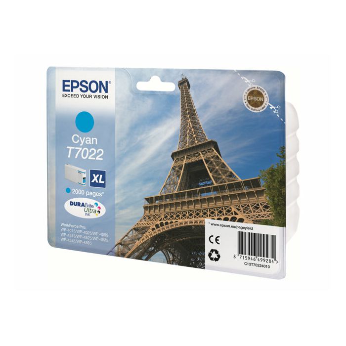 EPSON cartridge XL cyan for WP 4000/4500