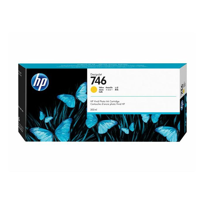 HP 746 300-ml Yellow Ink Cartridge