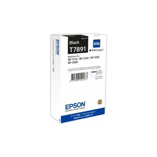 Epson T7891 XXL Black Orginalna tinta