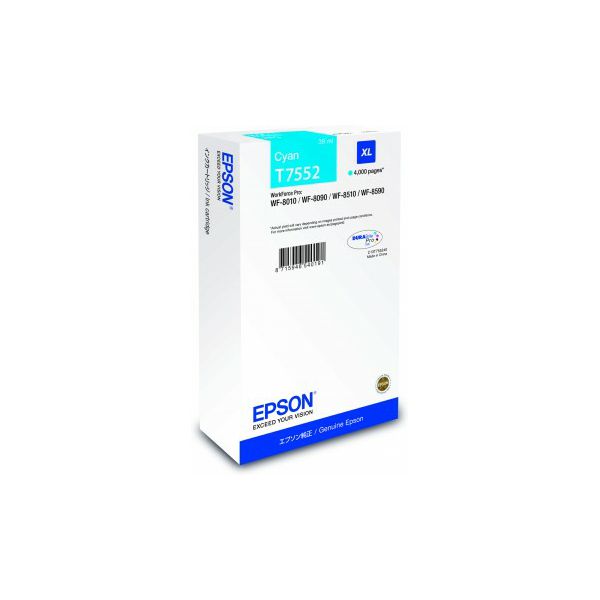 Epson T7552 XL Cyan Originalna tinta