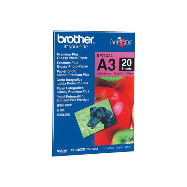 BROTHER BP71GA3 photo paper A3 20BL