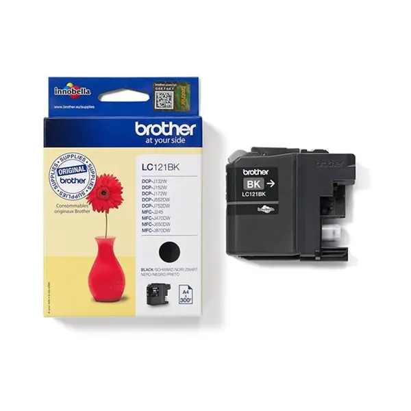 Brother crna tinta LC121BK - 300 stranica