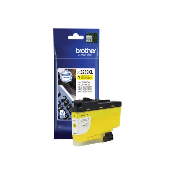 BROTHER LC-3239XLY Yellow Ink 5000 pages