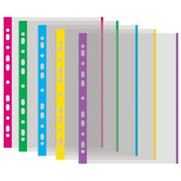 Fascikl uložni A4 rub zeleni 40my pk100 Donau 1774100PL-06