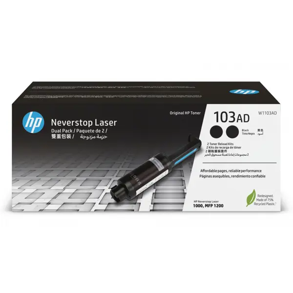HP 103AD Toner Reload Kit 2-Pack
