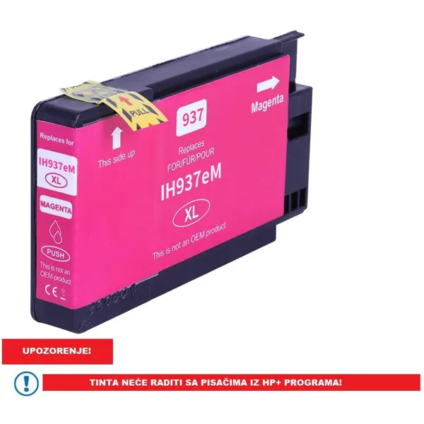 HP 4S6W7NE No.937e MAGENTA ZAMJENSKA TINTA 27,5ml