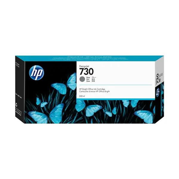HP 730 300-ml Gray Ink Cartridge
