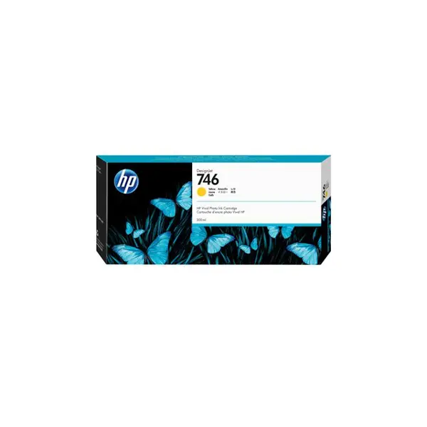 HP 746 300-ml Yellow Ink Cartridge