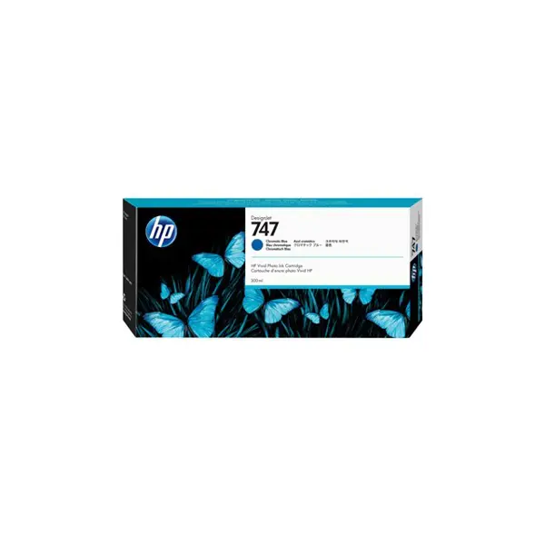 HP 747 300-ml Chromatic Blue Ink Cartrid