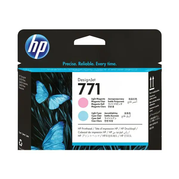 HP 771 L. Magenta/L.Cyan Printhead