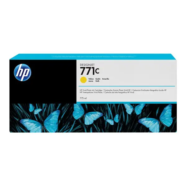 HP 771C 775-ml Yellow DesignJet Ink Cartridge