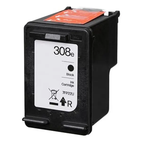 HP 7FP22UE No.308e XL BLACK ZAMJENSKA TINTA