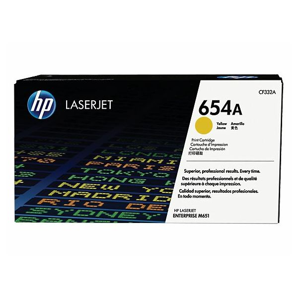 HP CF332A 654A Yellow Originalni toner 